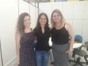 Bianca (estagiária), Professora Elaine Folly (Coordenadora Do Curso de Ecologia) e Professora Mônica Dias (Presidente da CPA).
