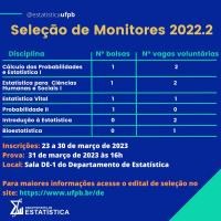 Seleção de Monitoria 2022.2