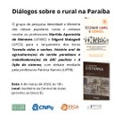 Diálogos sobre o rural na Paraíba