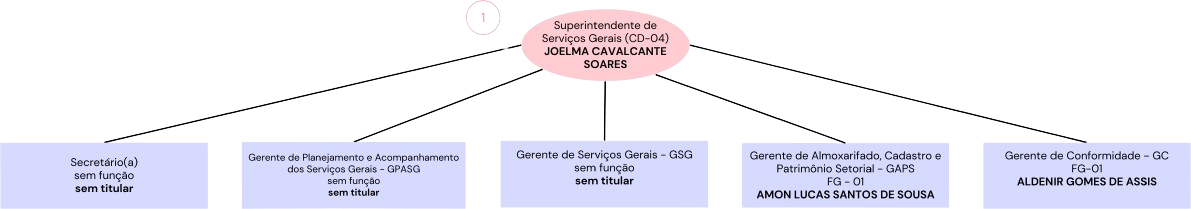 Organograma da SSG - UFPB