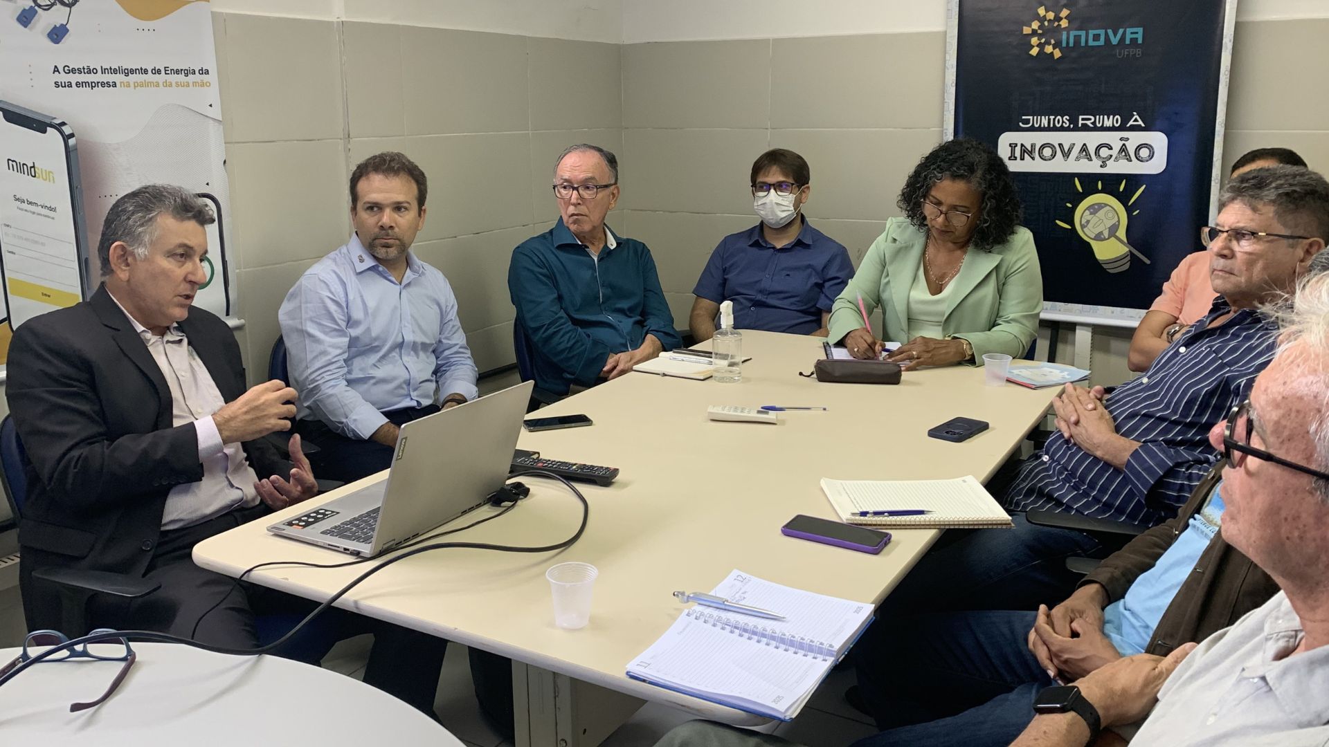 Agência de Inovação Tecnológica da UFPB recebe visita da Procuradoria Federal Foto: Milena Dantas