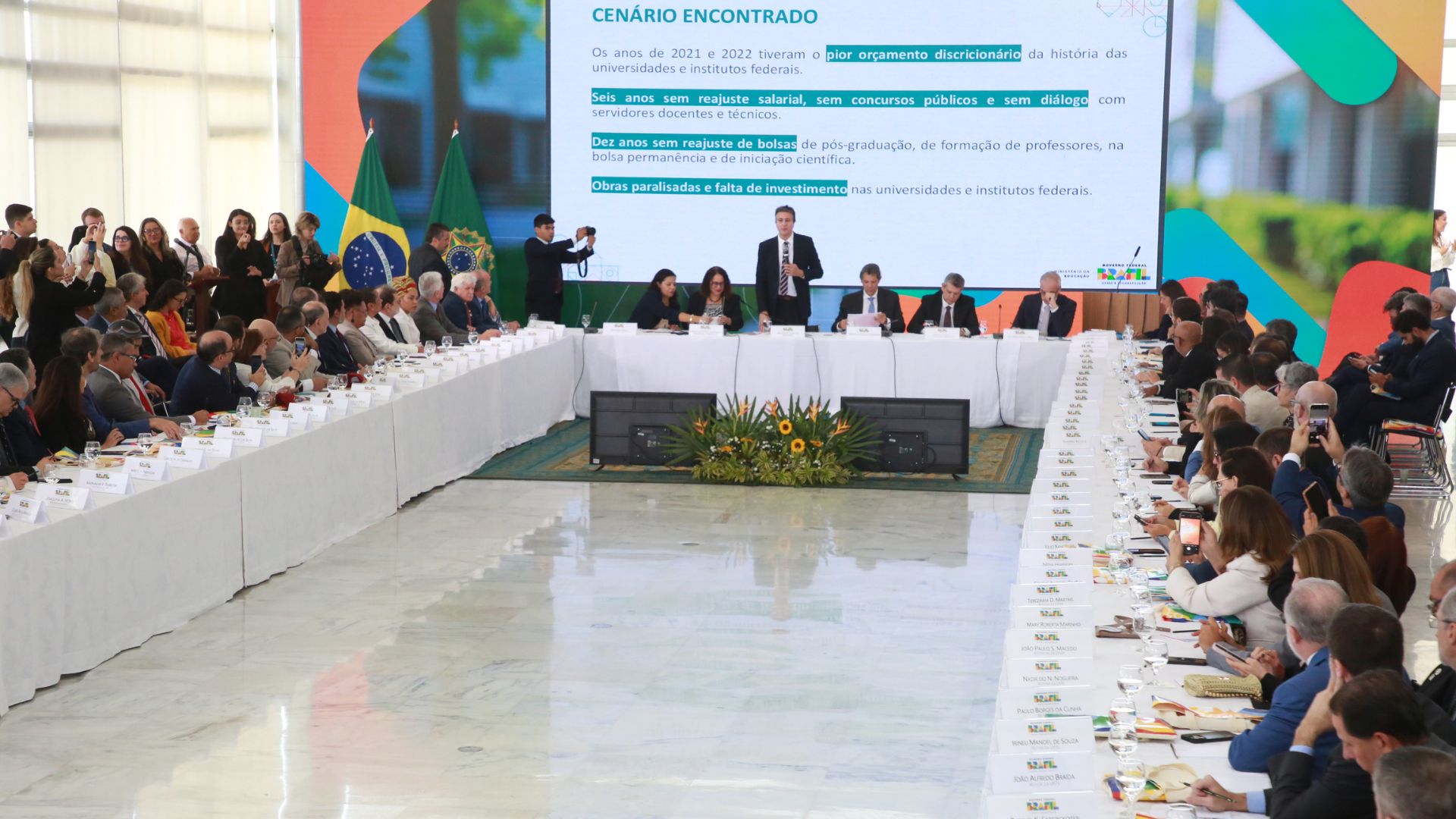 Reitora da UFPB participa de encontro com reitores e ministros em Brasília Reitora da UFPB participa de encontro com reitores e ministros em Brasília