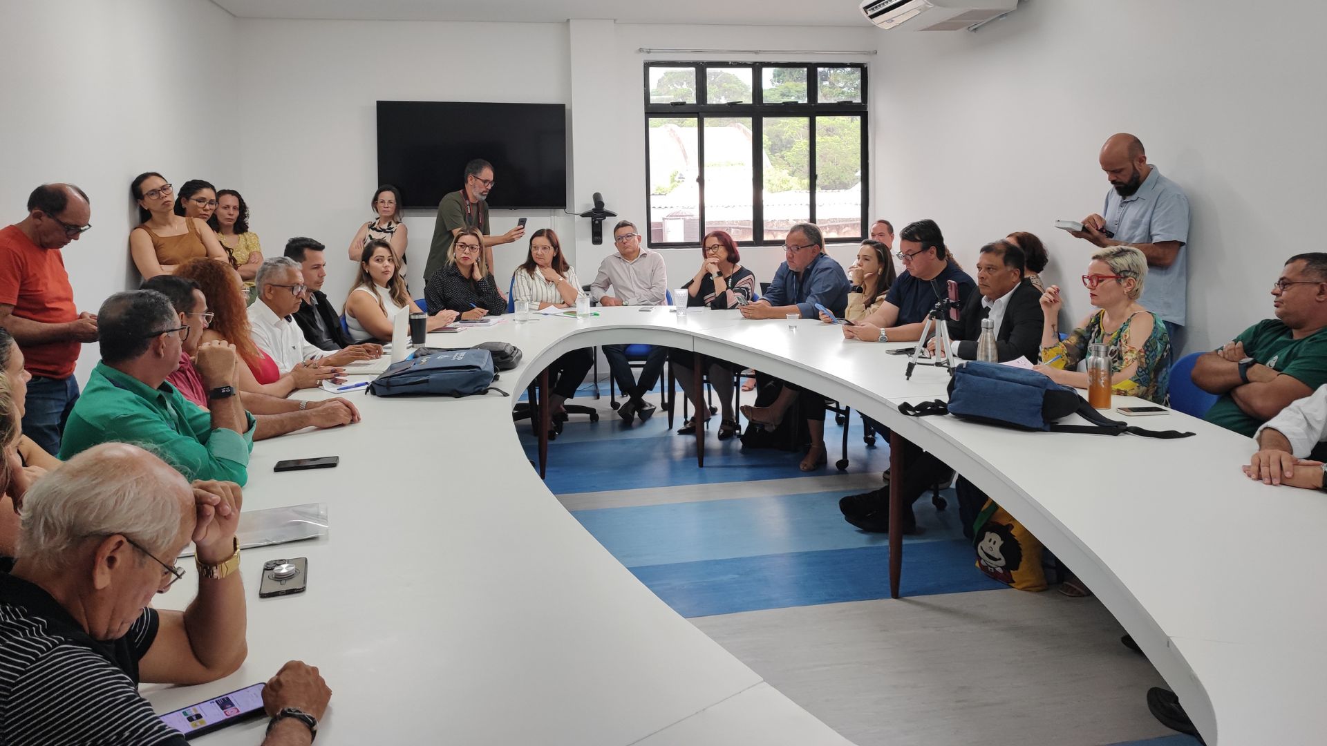 Reitoria da UFPB recebe representantes do Sintespb, da Adufpb e do DCE para avaliar relatório da CGU Reitoria da UFPB recebe representantes do Sintespb, da Adufpb e do DCE para avaliar relatório da CGU