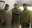 A UFPB emprestou equipamento e treinou equipe do laboratório estadual. Em paralelo, preparara dois laboratórios próprios para realizar os exames. Foto: Divulgação