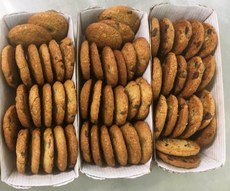 Os cookies foram produzidos nas versões convencional e integral. Mais de 100 consumidores participaram da pesquisa e aprovaram o produto. Foto: PPGCTA/UFPB/Autor Desconhecido