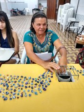 Pacientes do Instituto dos Cegos da Paraíba Adalgisa Cunha são uns dos artistas. Crédito: Divulgação