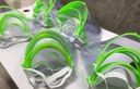 Foram doadas, até o momento, 520 máscaras.  Meta do Laboratório de Fabricação Digital é produzir duas mil unidades. Foto: Divulgação