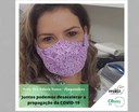 PPGMCF faz campanha pelo uso de máscara contra covid-19